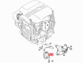 Engine Mounting Left A2052406617 Right A2052406717 Compatible With MERCEDES-BENZ C-CLASS (W205)